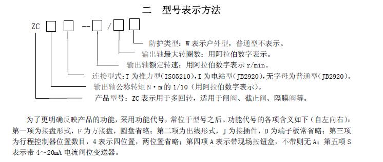 zc45-18/20閥門電動(dòng)裝置說(shuō)明書、接線圖